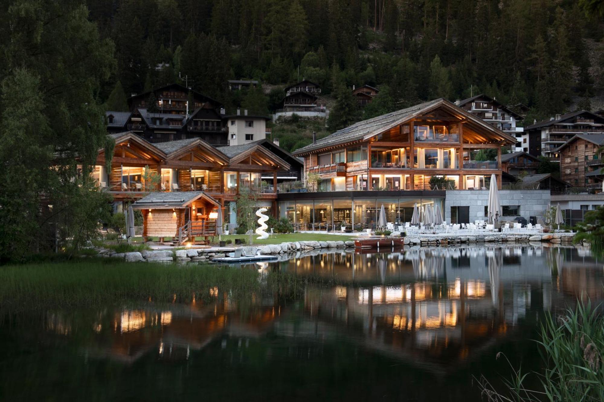 Готель Au Club Alpin Champex-Lac Екстер'єр фото